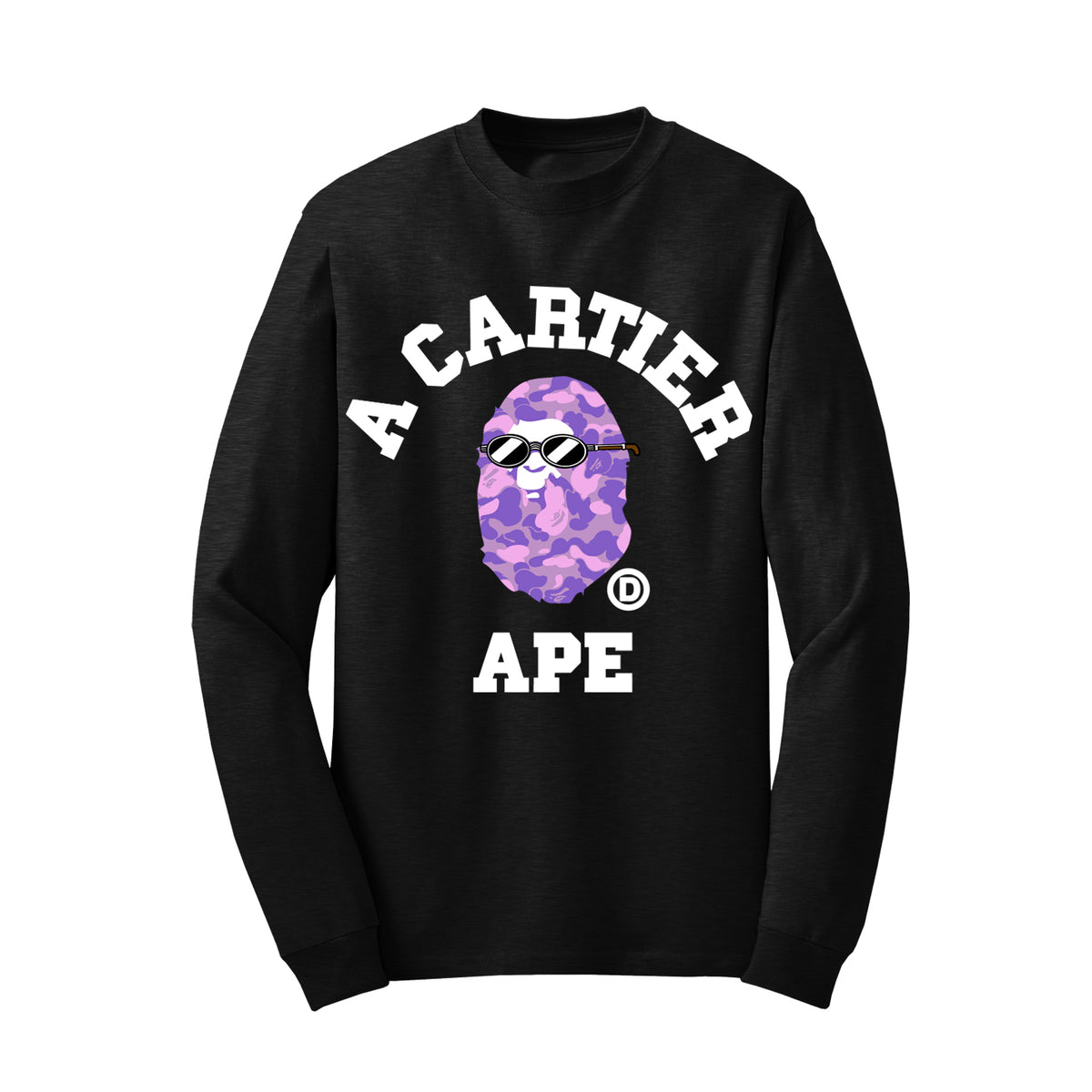 Ape Sweatshirt Limited Edition Purple TDL The Dirt Label