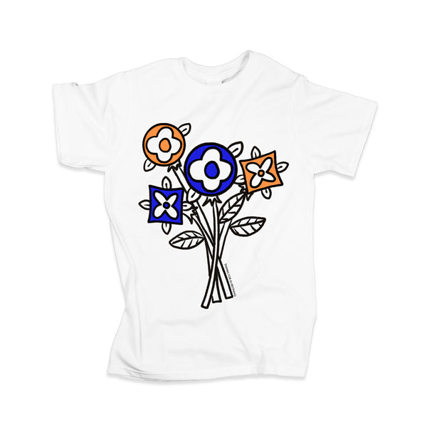 Flower Tee (White Tee) TDL