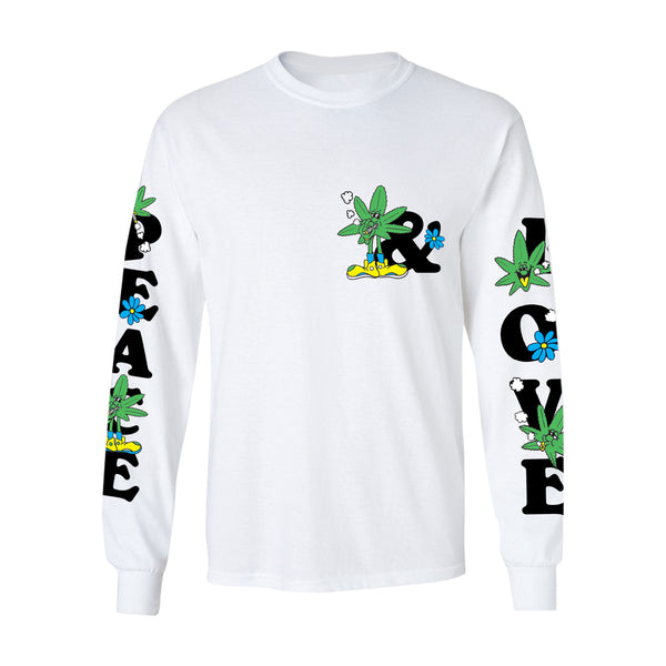 Peace & Love L/S (White - Limited Edition) TDL