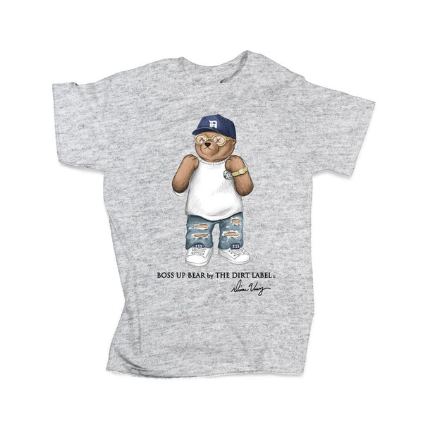 Boss Up Bear Tee (Grey - Limited Edition)
