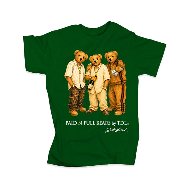 Paid N Full Club Bears Tee - TDL