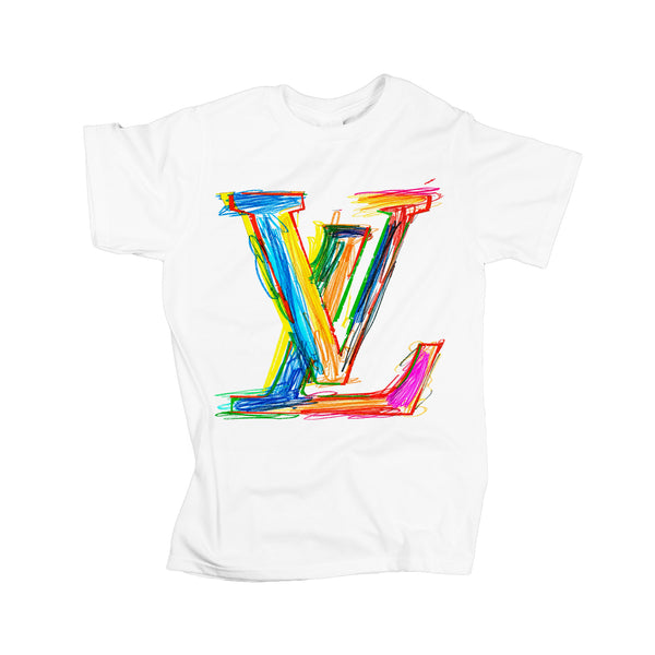 LV Hand Drawing Tee  - TDL
