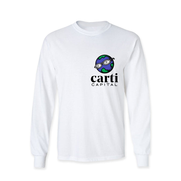 Carti Cap L/S Tee (White - Limited Edition) TDL