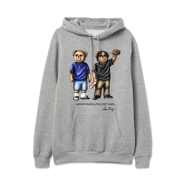 Menace Bears Hoodie (Grey - Limited Edition)