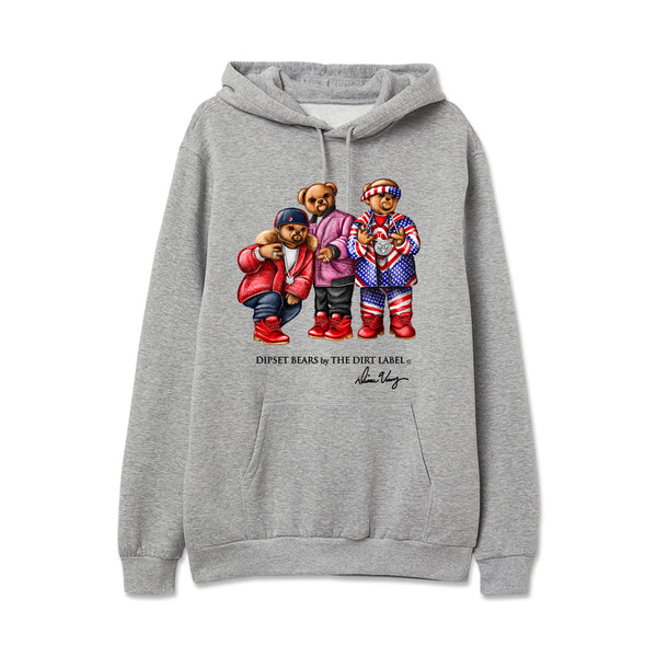 Dipset Bears Hoodie (Grey - Limited Edition)