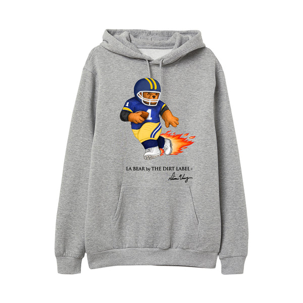 LA Football Bear Hoodie (Grey - Limited Edition)