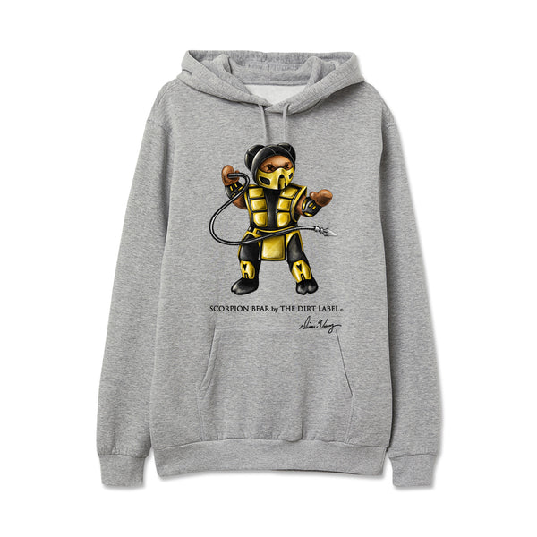 Scorpion Bear Hoodie (Grey - Limited Edition)