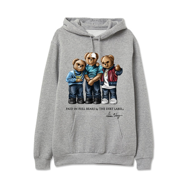 Paid in Full Bears Hoodie (Grey - Limited Edition)