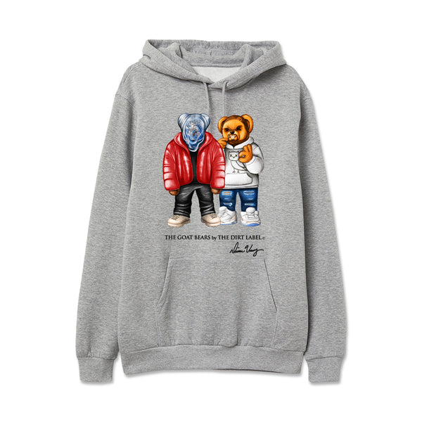2 GOATS! Hoodie (Grey - Limited Edition) Only 24 Available