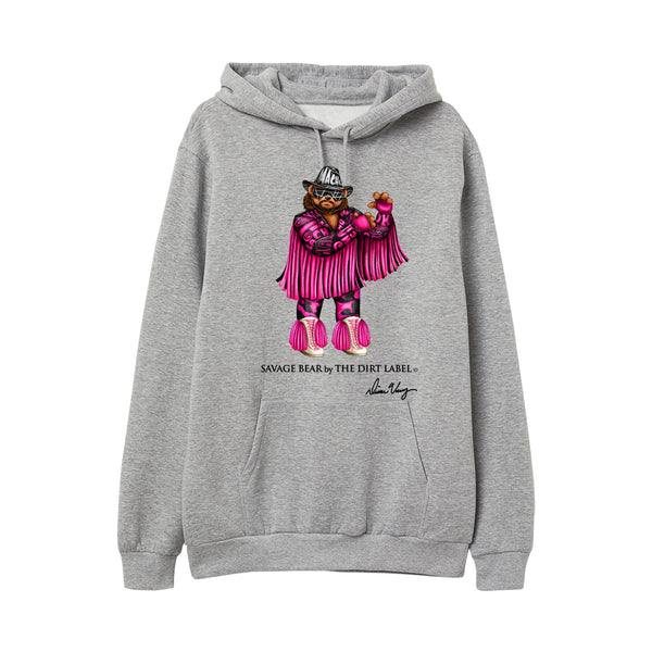 Savage Bear Hoodie (Grey - Limited Edition)