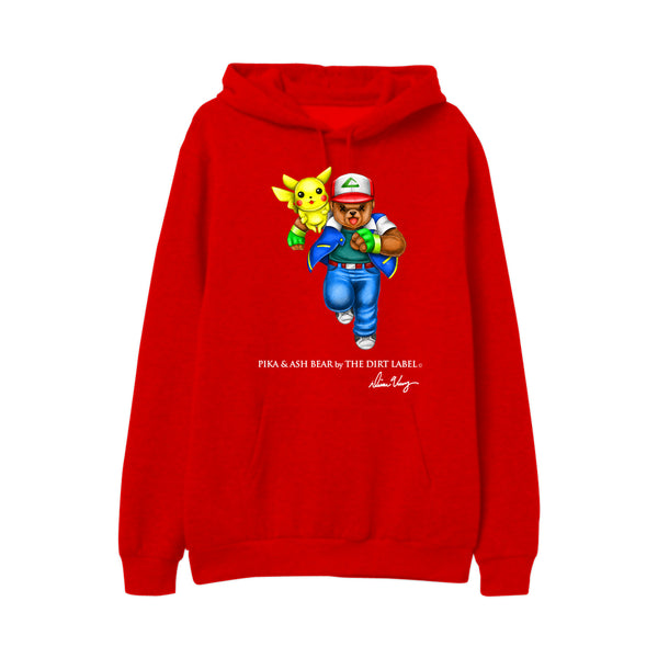 Pika & Ash Bear Hoodie (Limited Edition)