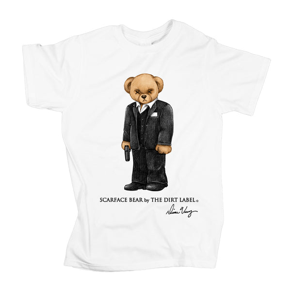 Scarface Bear Tee (White - Limited Edition)