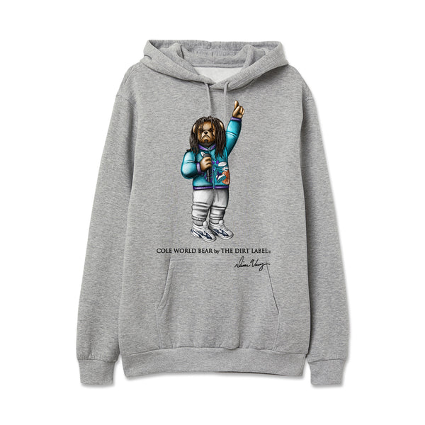 Cole World Bear Hoodie (Grey - Limited Edition)