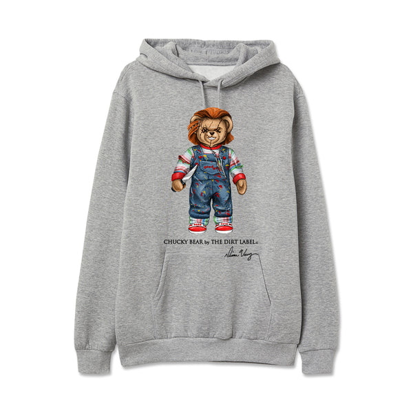 Chucky Bear Hoodie (Grey - Limited Edition)