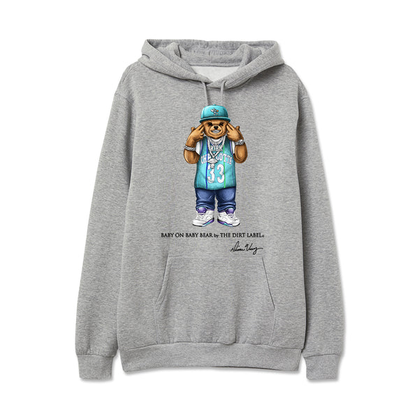 Baby on Baby Bear Hoodie (Grey - Limited Edition)
