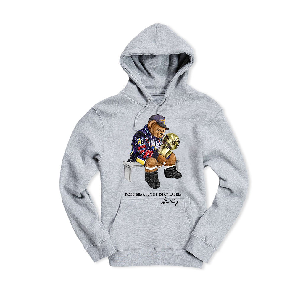 Champ Bear Hoodie (Grey -- Limited Edition) – The Dirt Label
